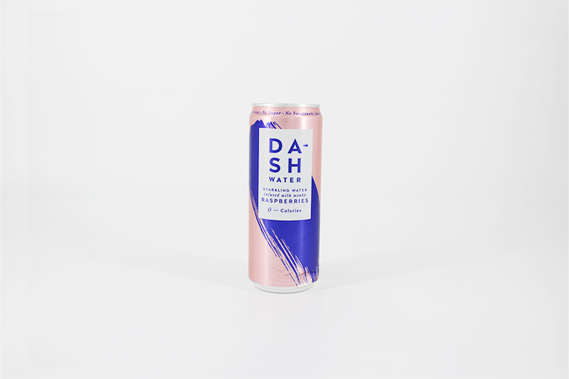 Dash British Sparkling Spring Water Infused with Raspberry 4 x 330ml